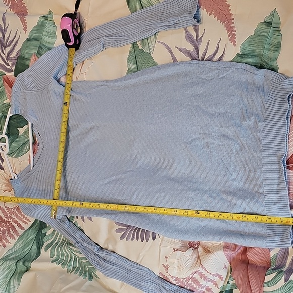 Sweaterdress VENUS Soft Blue Knit Sweaterdress - Picture 6 of 9